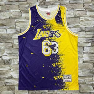 NBA 6 23 Lebron James Lakers M&N Maillot